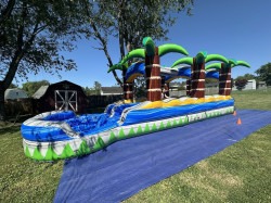 33footduallaneslipnslidewithpoollanding3 1745283487 Infernal Cascade 33ft long slip and Slide w/ Pool Landing